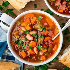 Bean soup- healthy fast food options for lunch - refer best 10 protein menus