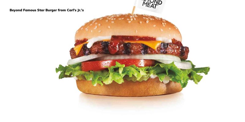 Fast food options for vegetarians Beyond Famous Star Burger from Carl's Jr.'s