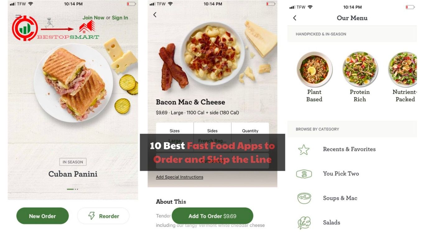 10 Best Fast Food Apps to Order and Skip the Line